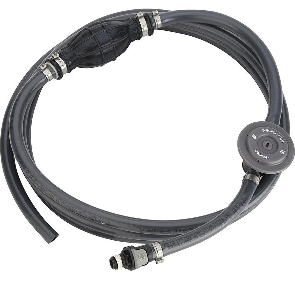 Attwood Universal Fuel Line Kit - 3/8" Dia. x 12' Length w/Sprayless Connectors & Fuel Demand Valve - Get Tight Gear
