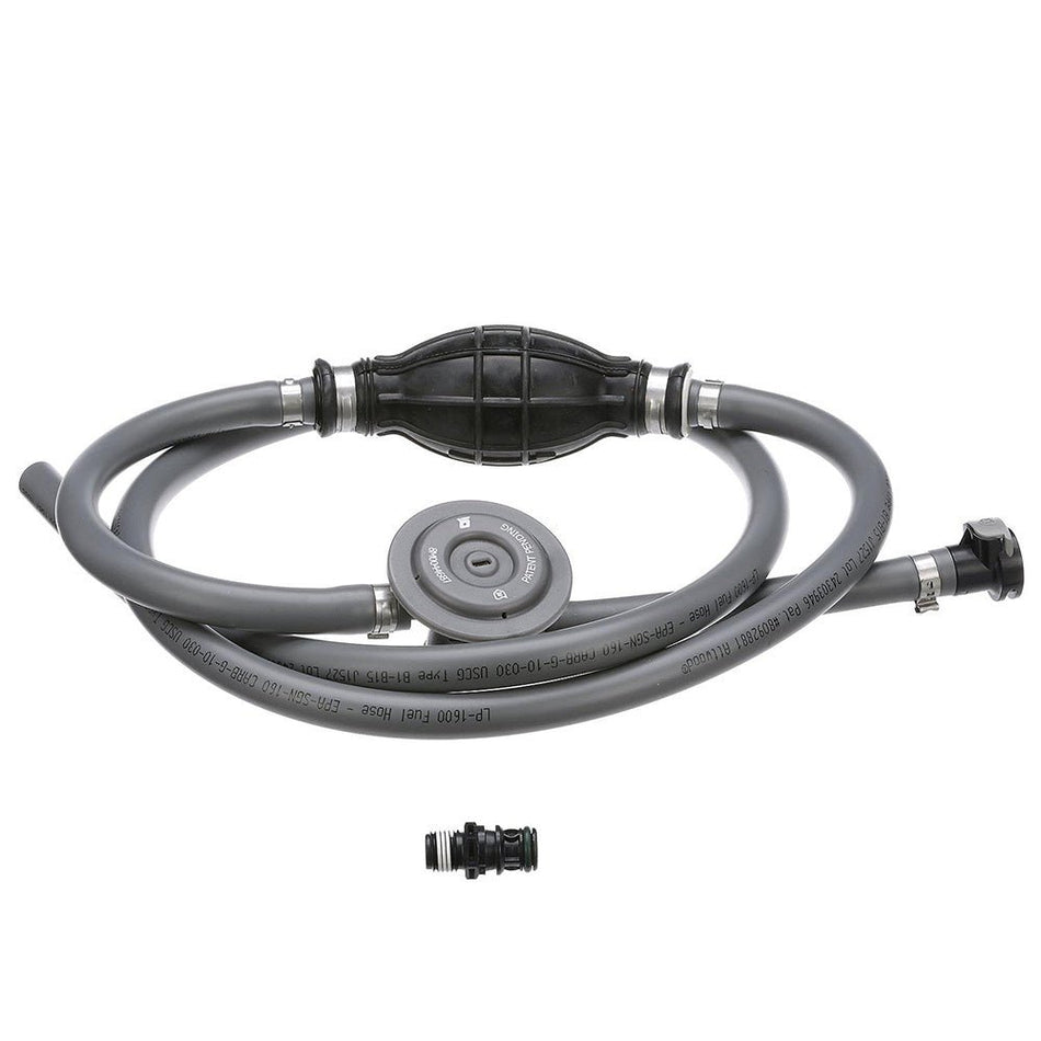 Attwood Universal Fuel Line Kit - 3/8" Dia. x 6' Length w/Sprayless Connectors & Fuel Demand Valve - Get Tight Gear