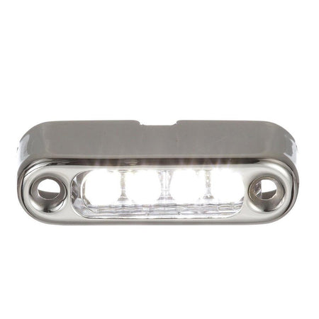 Attwood White LED Micro Light w/Stainless Steel Bezel & Vertical Mount - Get Tight Gear