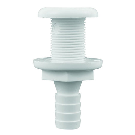Attwood White Plastic Thru - Hull Fitting - 5/8" Inner Diameter - Get Tight Gear