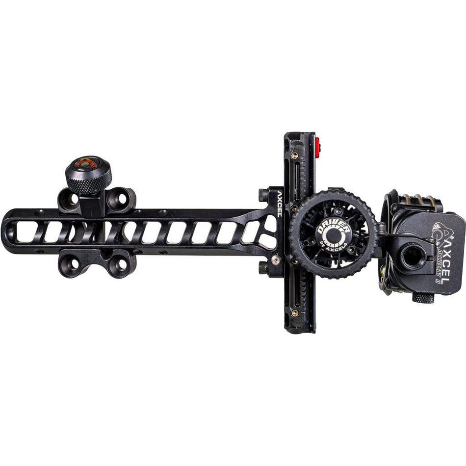 Axcel Driver Slider Sight w/Accustat II Scope Stealth BH .010 Micro 3 Pins RH - Get Tight Gear