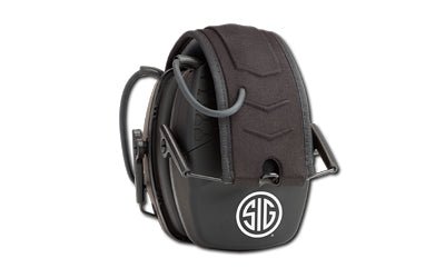 AXIL SIG TRACKR BLU TAC EARMUFFS BLK - Get Tight Gear