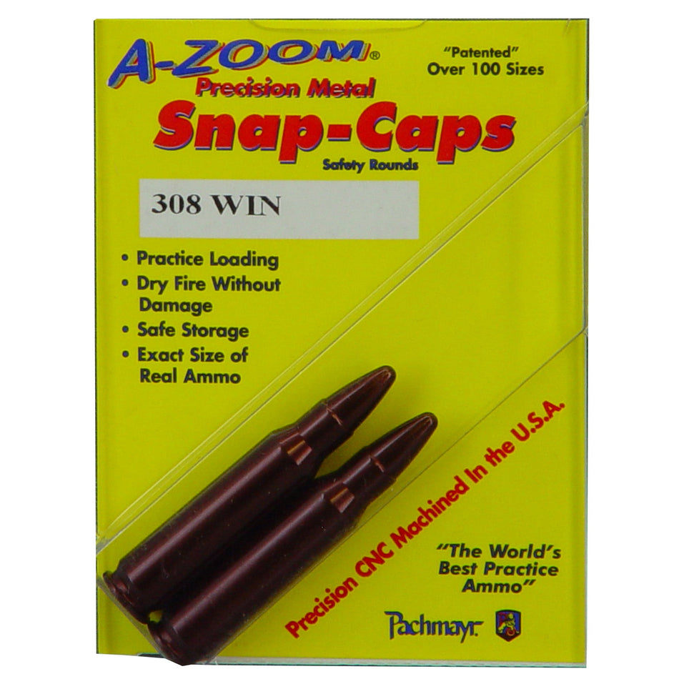 AZOOM SNAP CAPS 308WIN 2/PK - Get Tight Gear