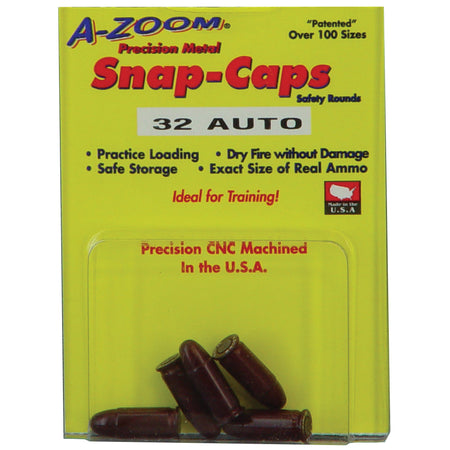 AZOOM SNAP CAPS 32ACP 5/PK - Get Tight Gear
