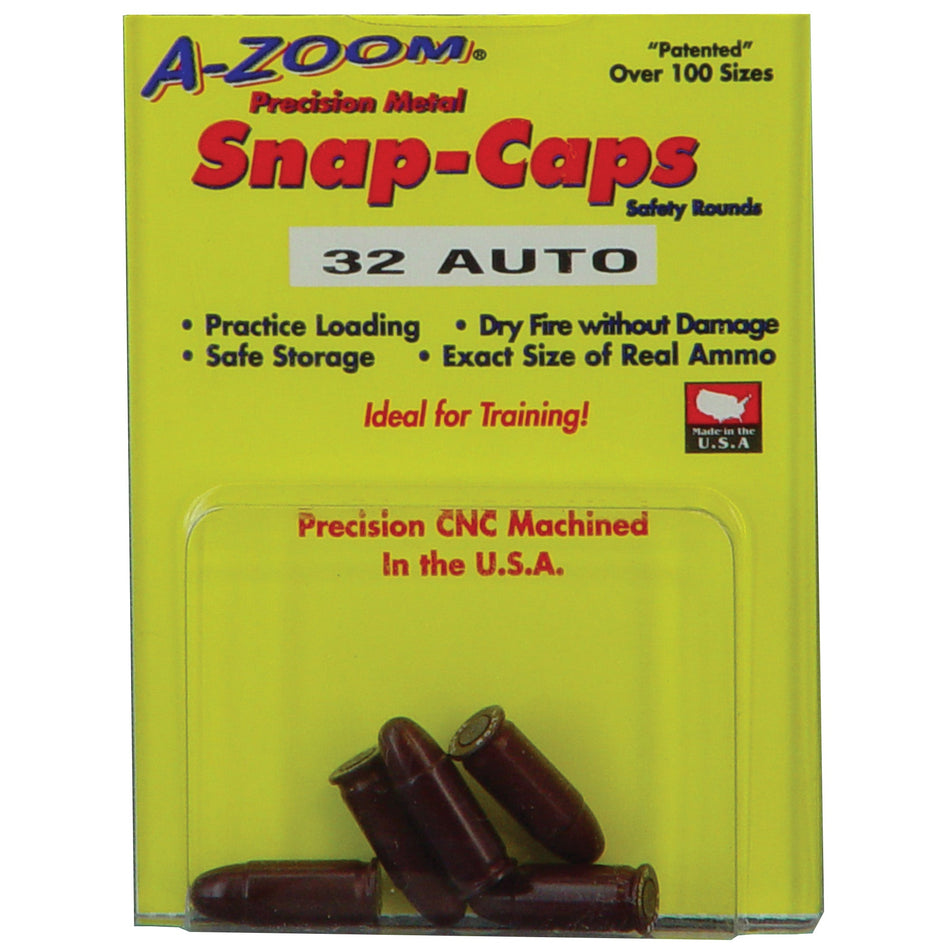 AZOOM SNAP CAPS 32ACP 5/PK - Get Tight Gear
