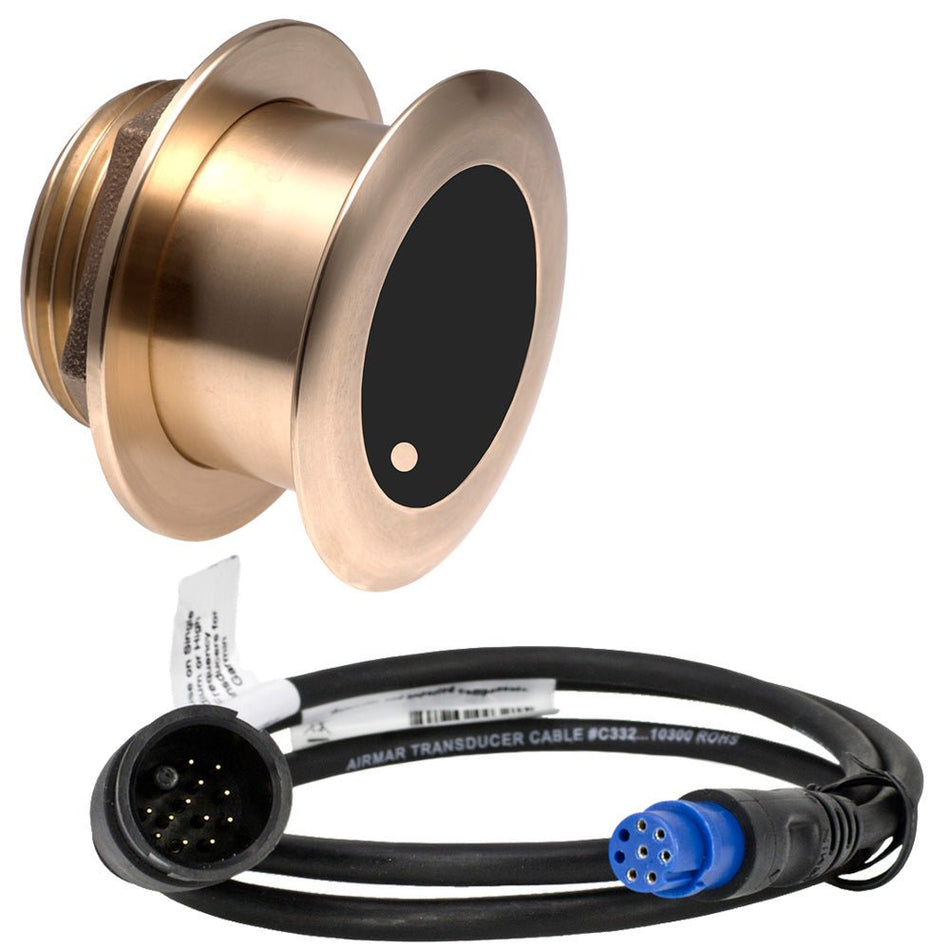 B175L Bronze 0 Degree Thru - Hull 1kW f/Garmin w/8 - Pin Connector - Get Tight Gear