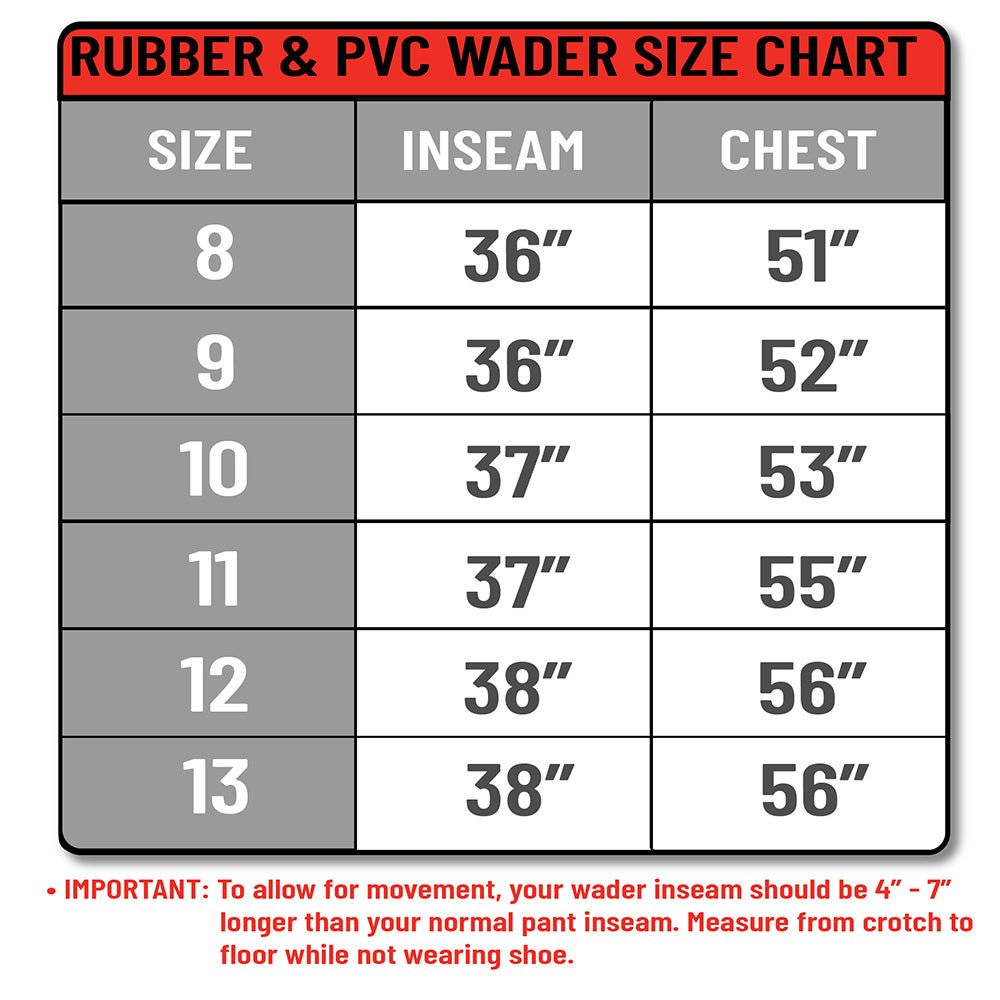 Backwater 2 - Ply Rubber Cleated Bootfoot Chest Wader - Get Tight Gear