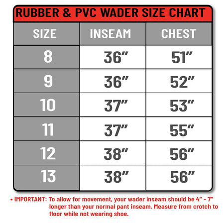 Backwater 2 - Ply Rubber Cleated Bootfoot Chest Wader - Get Tight Gear