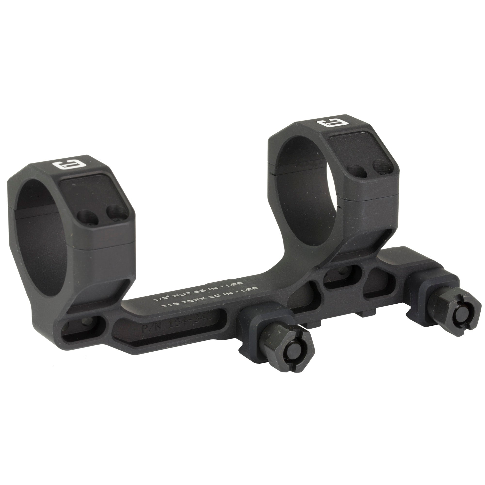 BADGER COM MOUNT 34MM 1.54 BLK - Get Tight Gear