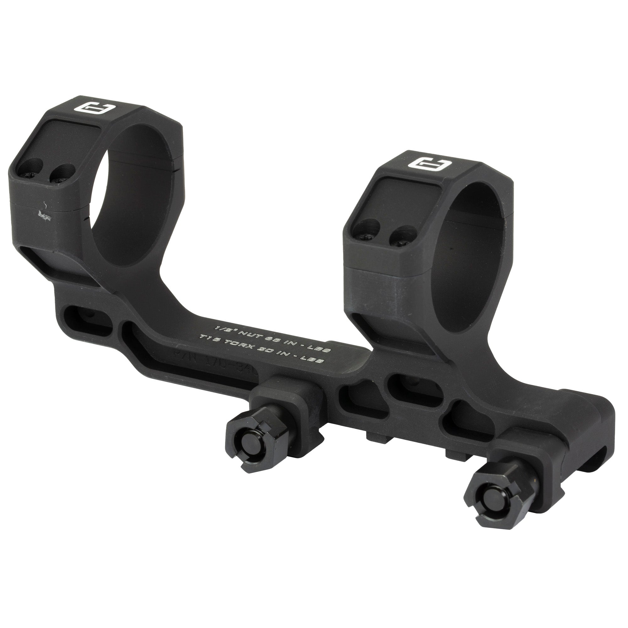 BADGER COM MOUNT 34MM 1.70 BLK - Get Tight Gear