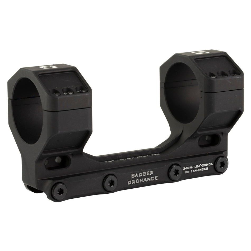 BADGER COMM MAX 34MM 1.54 20MOA BLK - Get Tight Gear
