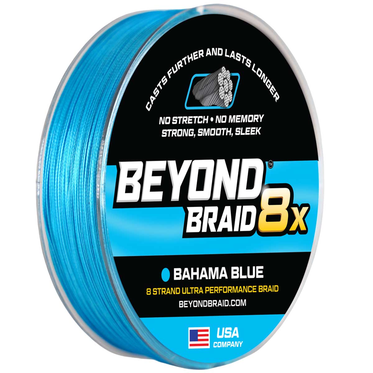 Bahama Blue 8X - Ultra Performance 8 Strand - Get Tight Gear