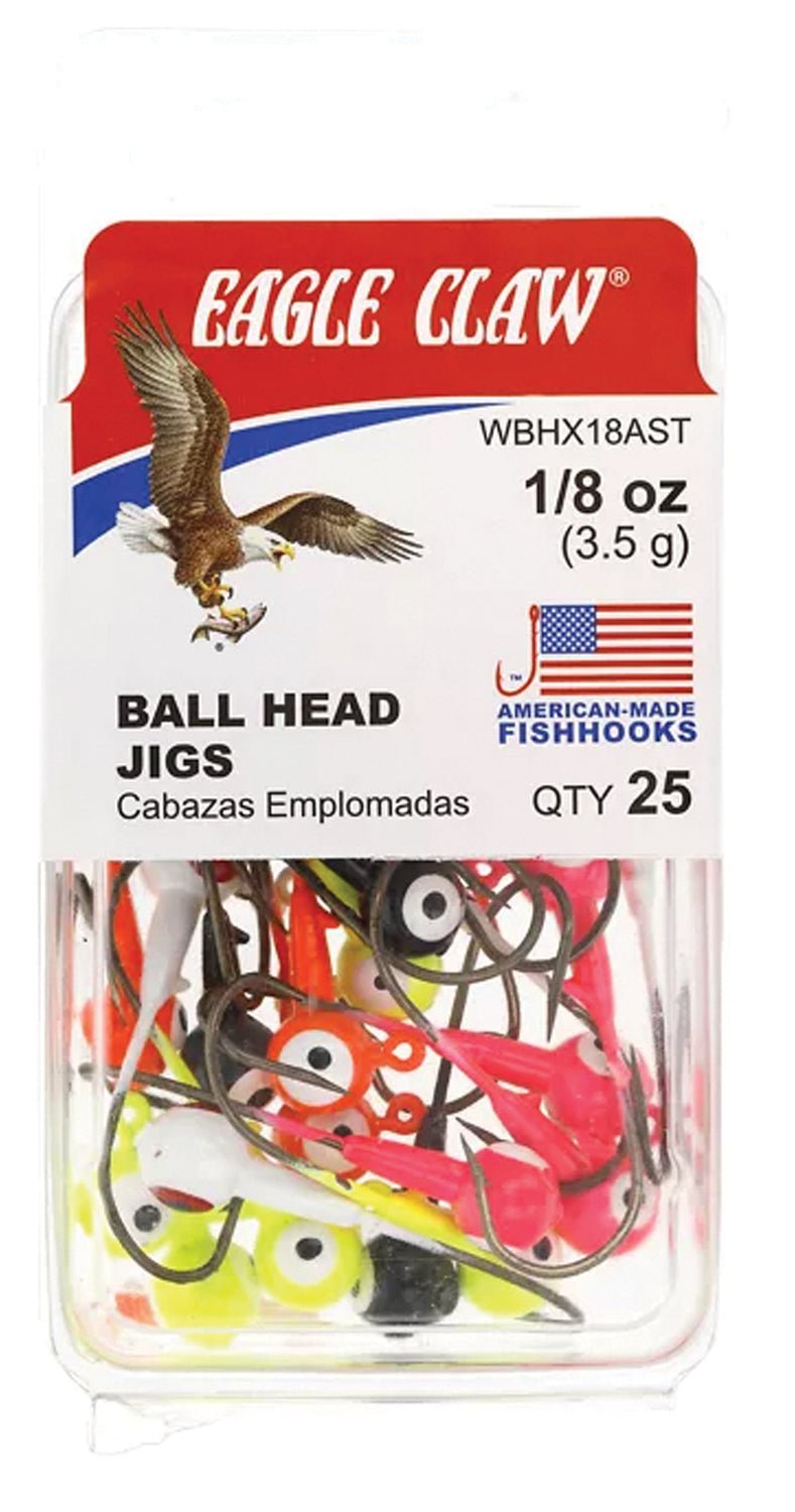 Ball Head Jig 1/8 Oz Asst - Get Tight Gear