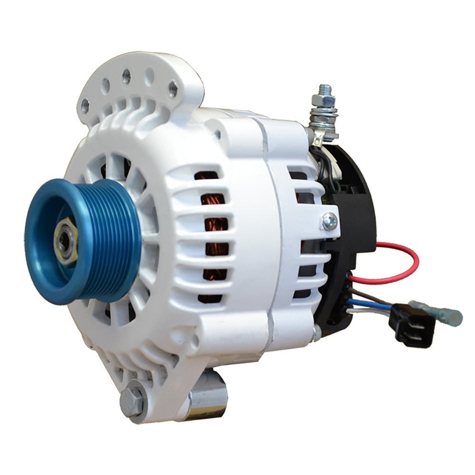 Balmar Alternator 100 AMP 12V 1 - 2" Single Foot Spindle Mount J10 Pulley w/Isolated Ground - Get Tight Gear