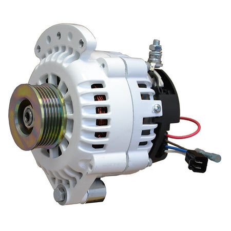 Balmar Alternator 100 AMP 12V 1 - 2" Single Foot Spindle Mount K6 Pulley w/Isolated Ground - Get Tight Gear