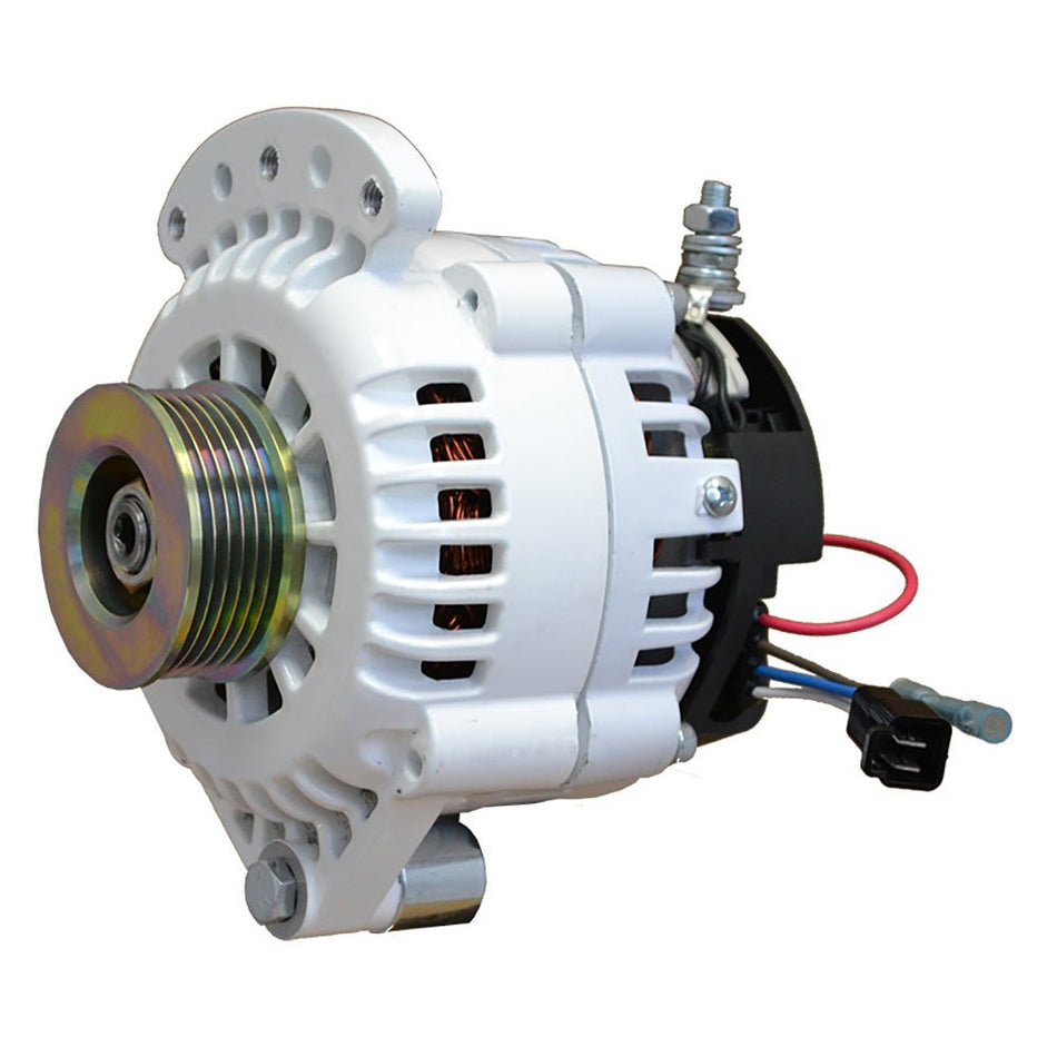 Balmar Alternator 100 AMP 12V 1 - 2" Single Foot Spindle Mount K6 Pulley w/Isolated Ground - Get Tight Gear