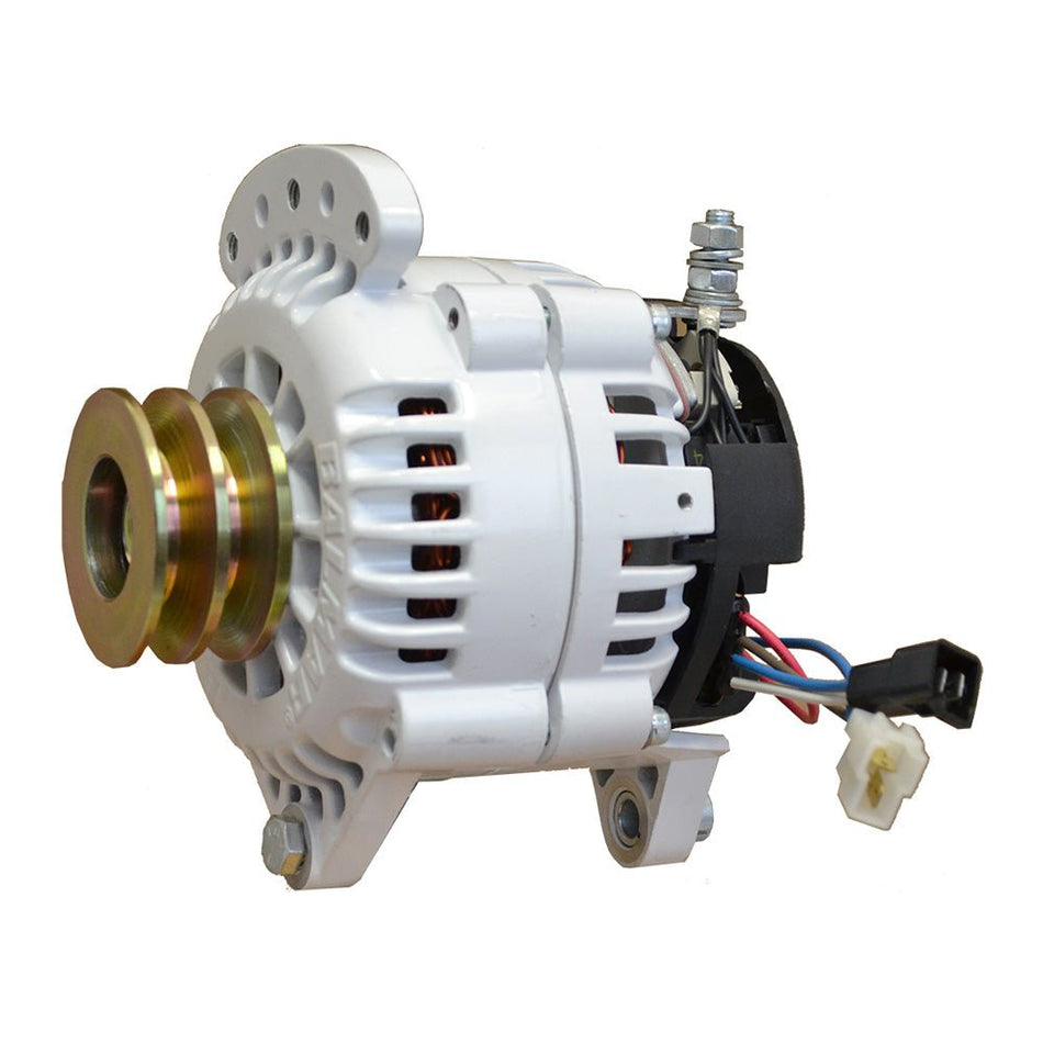 Balmar Alternator 100 AMP 12V 3.15" Dual Foot Saddle Pulley w/Isolated Ground - Get Tight Gear