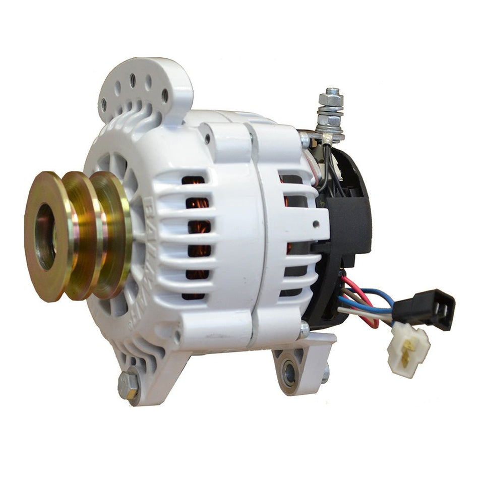 Balmar Alternator 120 AMP 12V 3.15" Dual Foot Saddle Dual Pulley w/Isolated Ground - Get Tight Gear