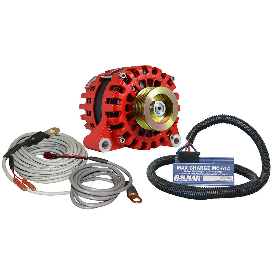 Balmar Alternator Vortec K6 Serpentine Pulley Regulator & Temp Sensor - 170A - 12V - Get Tight Gear