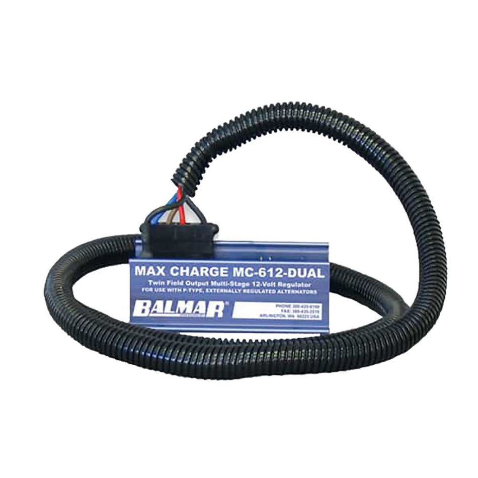 Balmar Dual MC612 Multi - Stage 12V Regulator w/Harness - Get Tight Gear