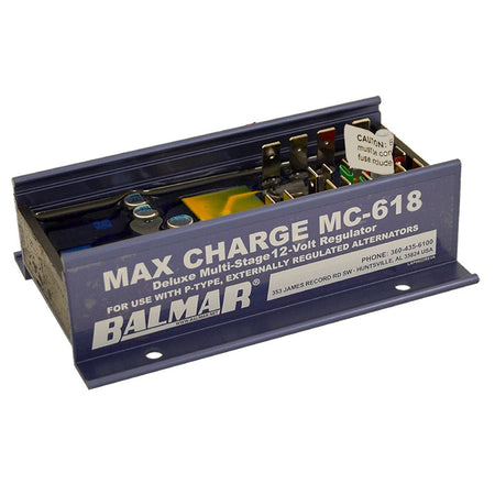 Balmar Max Charge MC618 Multi - Stage Regulator w/o Harness - 12V - Get Tight Gear