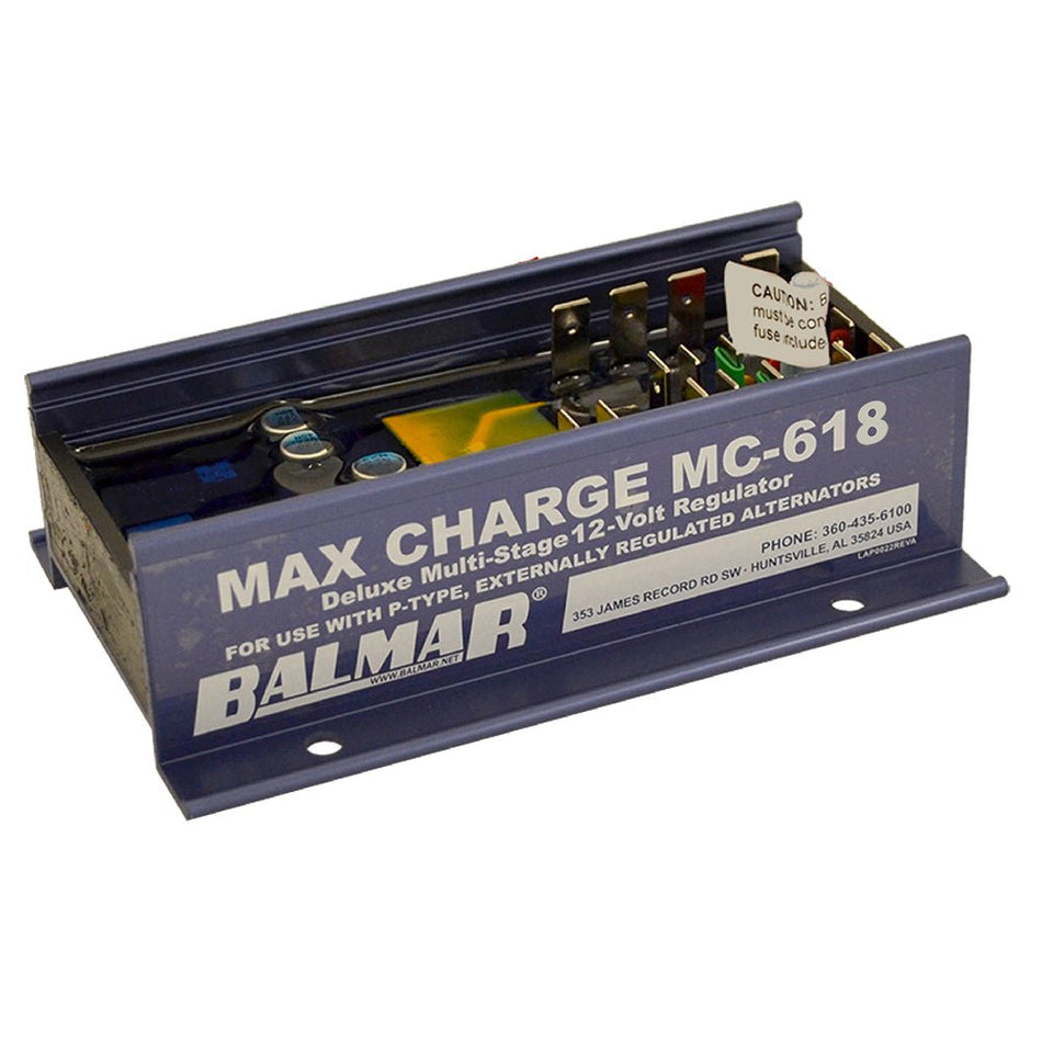 Balmar Max Charge MC618 Multi - Stage Regulator w/o Harness - 12V - Get Tight Gear