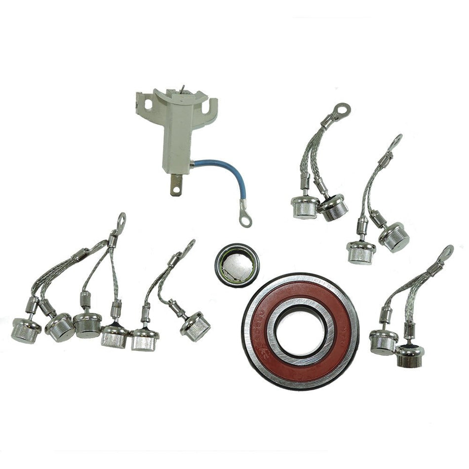 Balmar Offshore Repair Kit 94 Series 12/24V Includes Bearings, Brushes, Positive/Negative Diode - Get Tight Gear