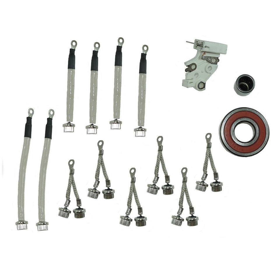 Balmar Offshore Repair Kit 95 Series 12/24V Includes Bearings, Brushes, Positive/Negative Diode - Get Tight Gear