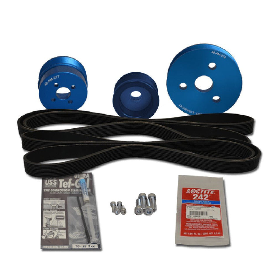 Balmar Pulley Kit f/Volvo D2 - 55, A, B, C, D, E, F - Get Tight Gear