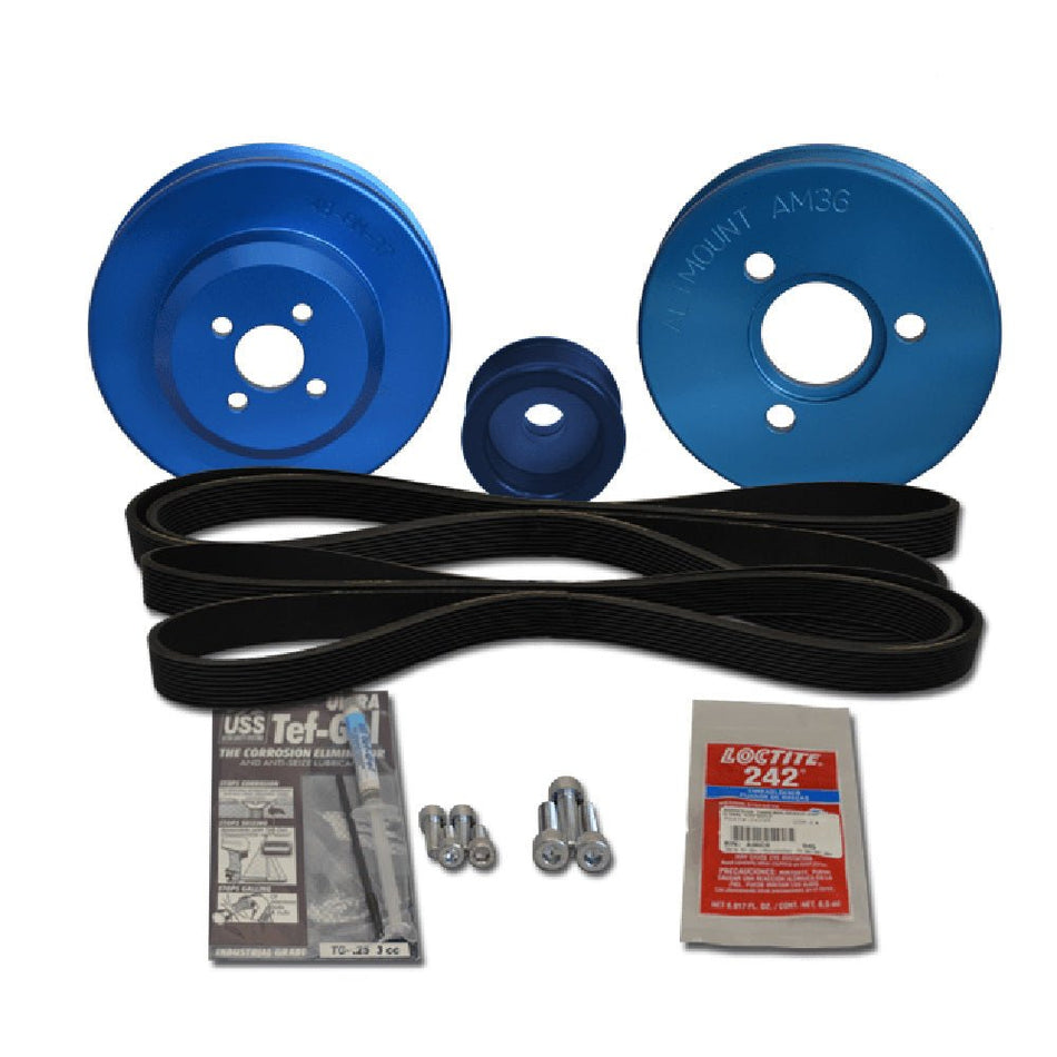 Balmar Pulley Kit f/Yanmar 3JH5, 3JH4 - E, 4JH4 - E, 4JH5, 4JH5 - E - Get Tight Gear