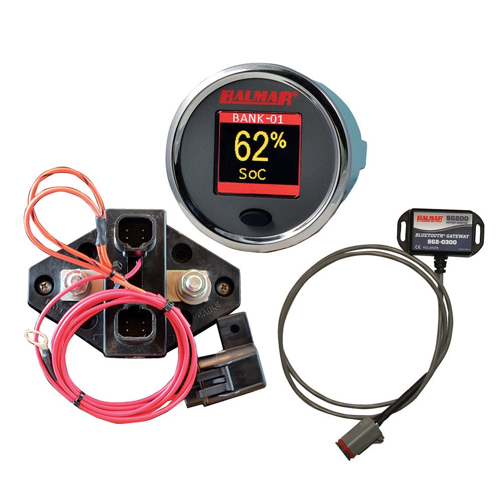Balmar SG210 Battery Monitor Kit w/Display Shunt Gateway - Get Tight Gear