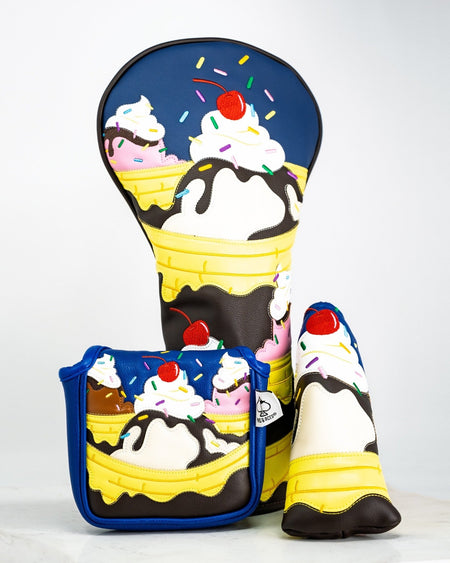 Banana Split - Mallet Putter Cover - Get Tight Gear
