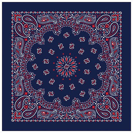 Bandana Paisley Blue/Red - Get Tight Gear