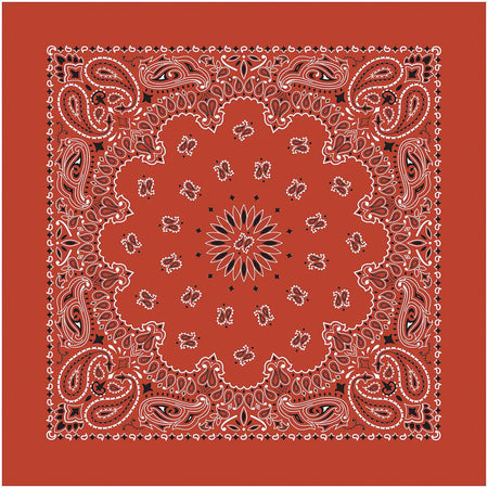 Bandana Paisley Terracotta - Get Tight Gear