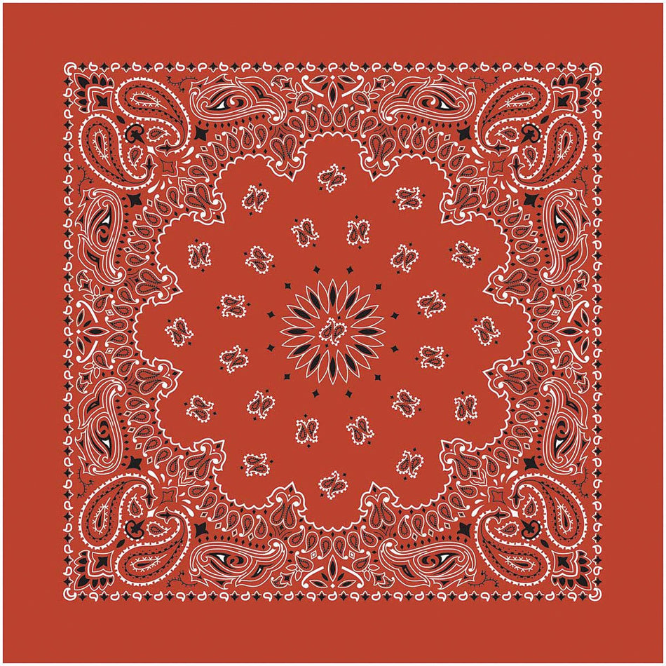 Bandana Paisley Terracotta - Get Tight Gear