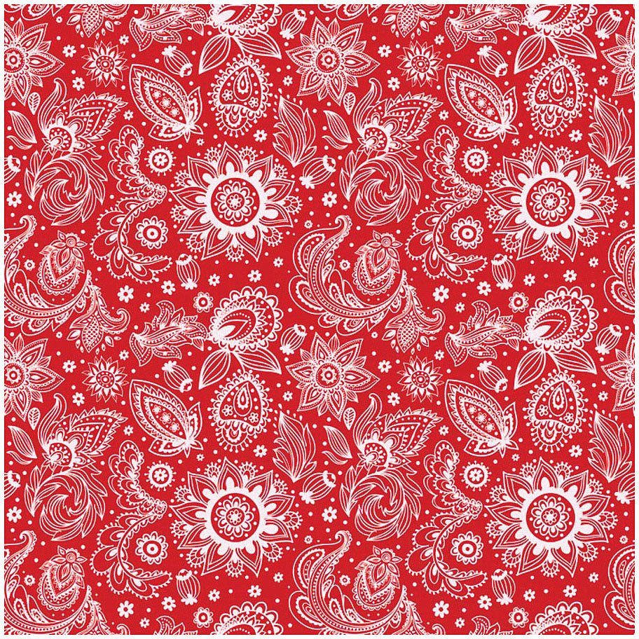 Bandana Prims Paisley Red - Get Tight Gear