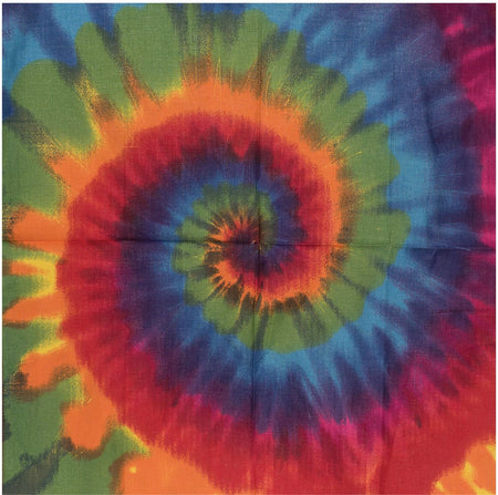 Bandana Tie Dye Rainbow W/Upc - Get Tight Gear