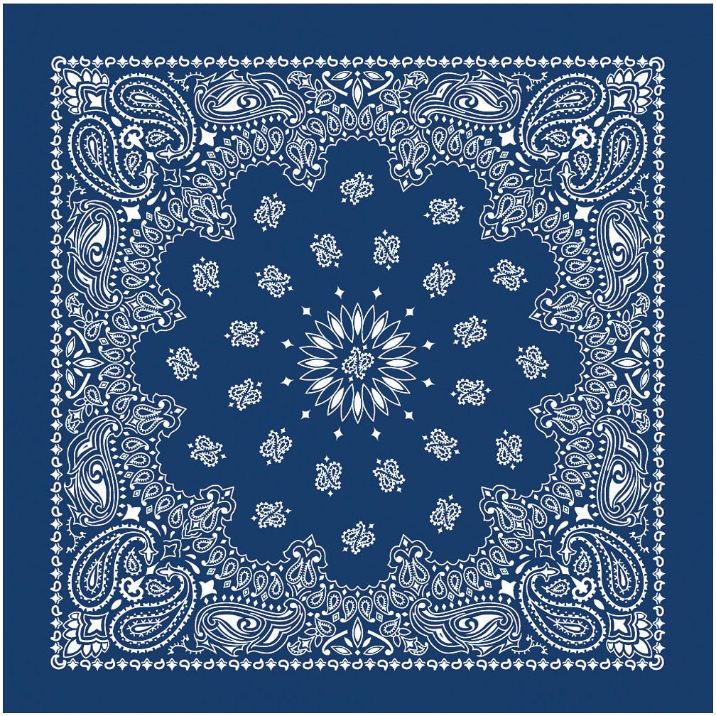 Bandanas Blue W/Hang Tag & Upc - Get Tight Gear
