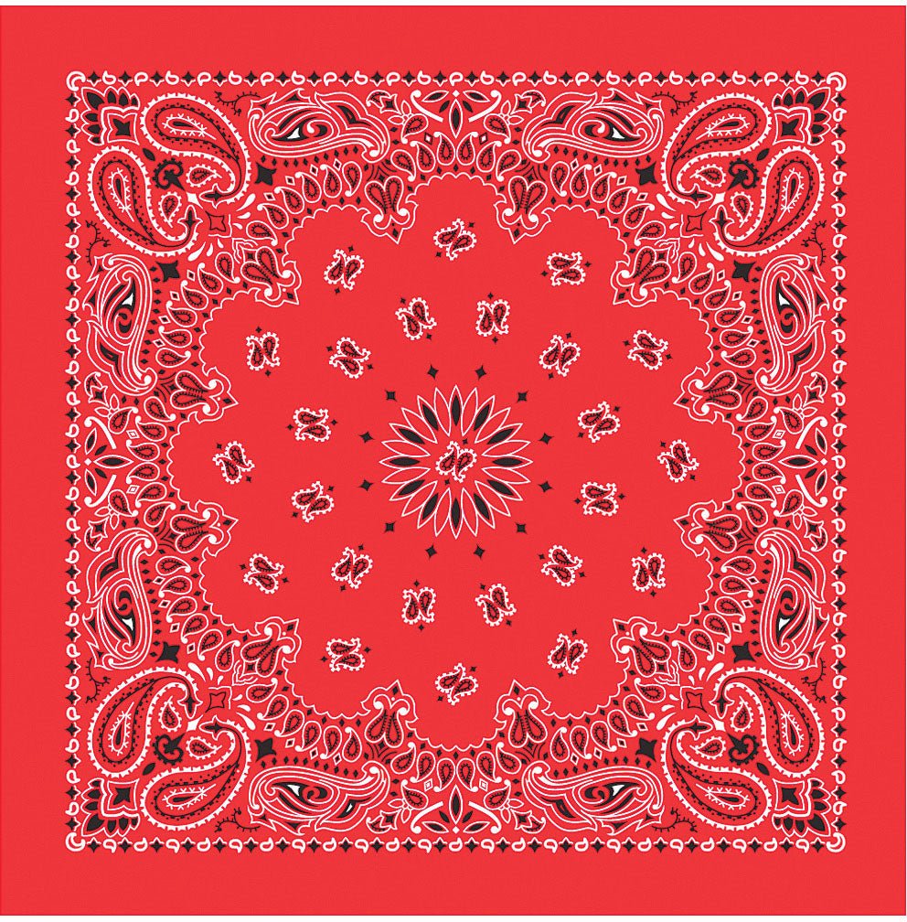 Bandanas Red W/Hang Tag & Upc - Get Tight Gear