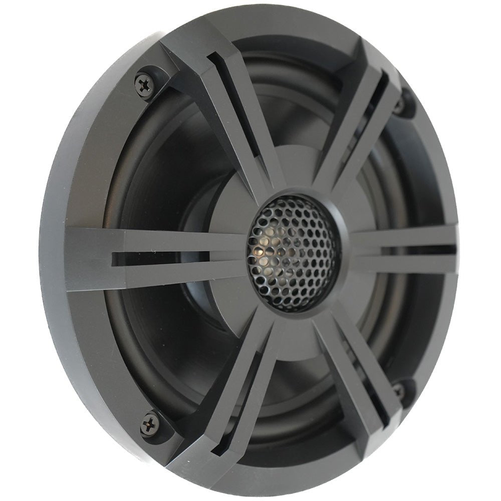 Banshee Marine 6.5" Marine Speaker - Black Sports Grille - Get Tight Gear