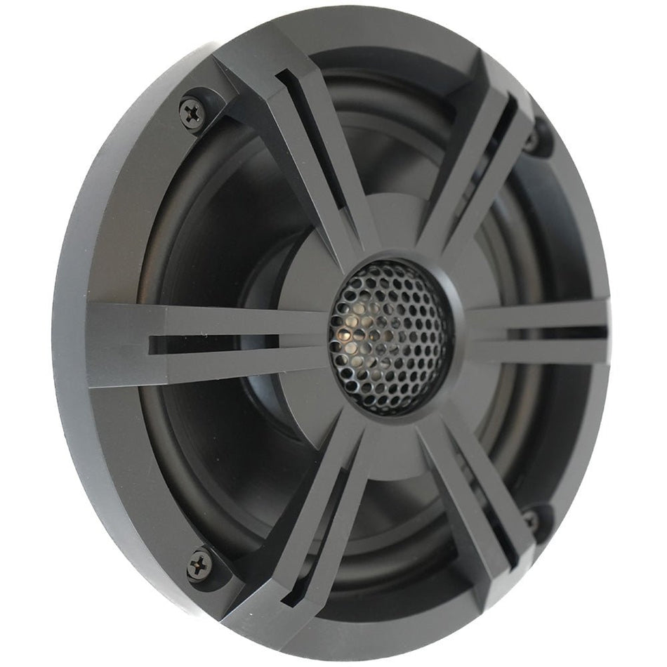 Banshee Marine 6.5" Marine Speaker - Black Sports Grille - Get Tight Gear
