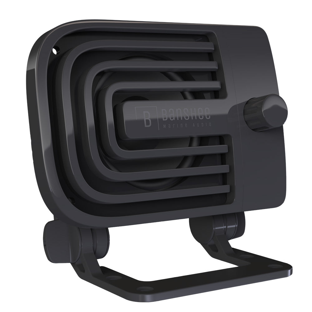 Banshee Marine Active External VHF Speaker - Black - Get Tight Gear