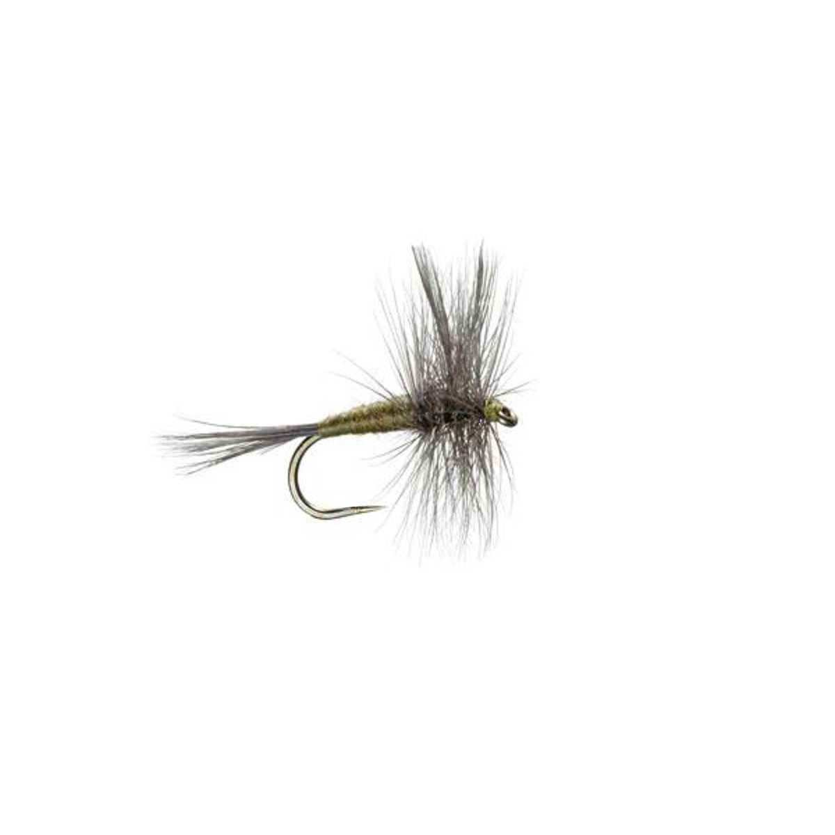 Barbless Blue Winged Olive BWO Classic Trout Dry Fly Fishing Flies - Set of 6 Flies Size 14 - Get Tight Gear