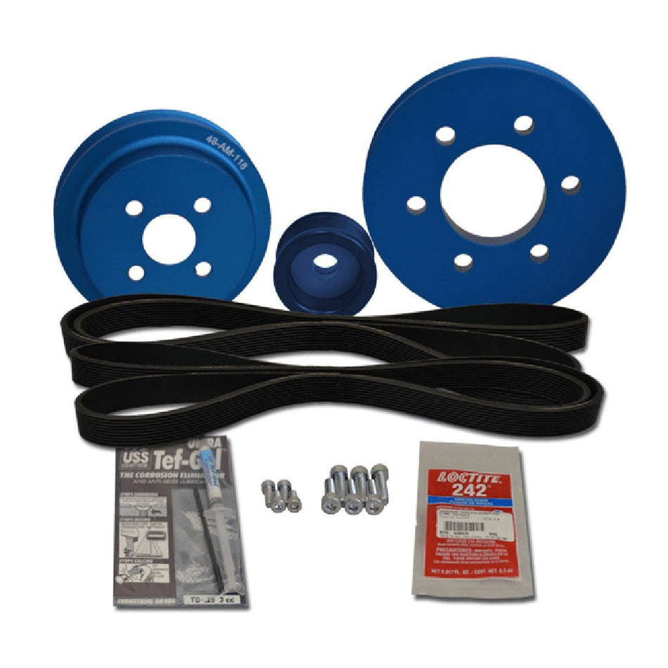 Barlmar Pulley Kit f/Yanmar 4LH - A - Get Tight Gear