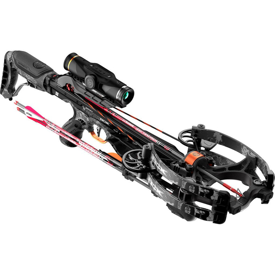Barnett Hyper Raptor 425 BCX Crossbow Package BUK OPS Primetime Scope - Get Tight Gear