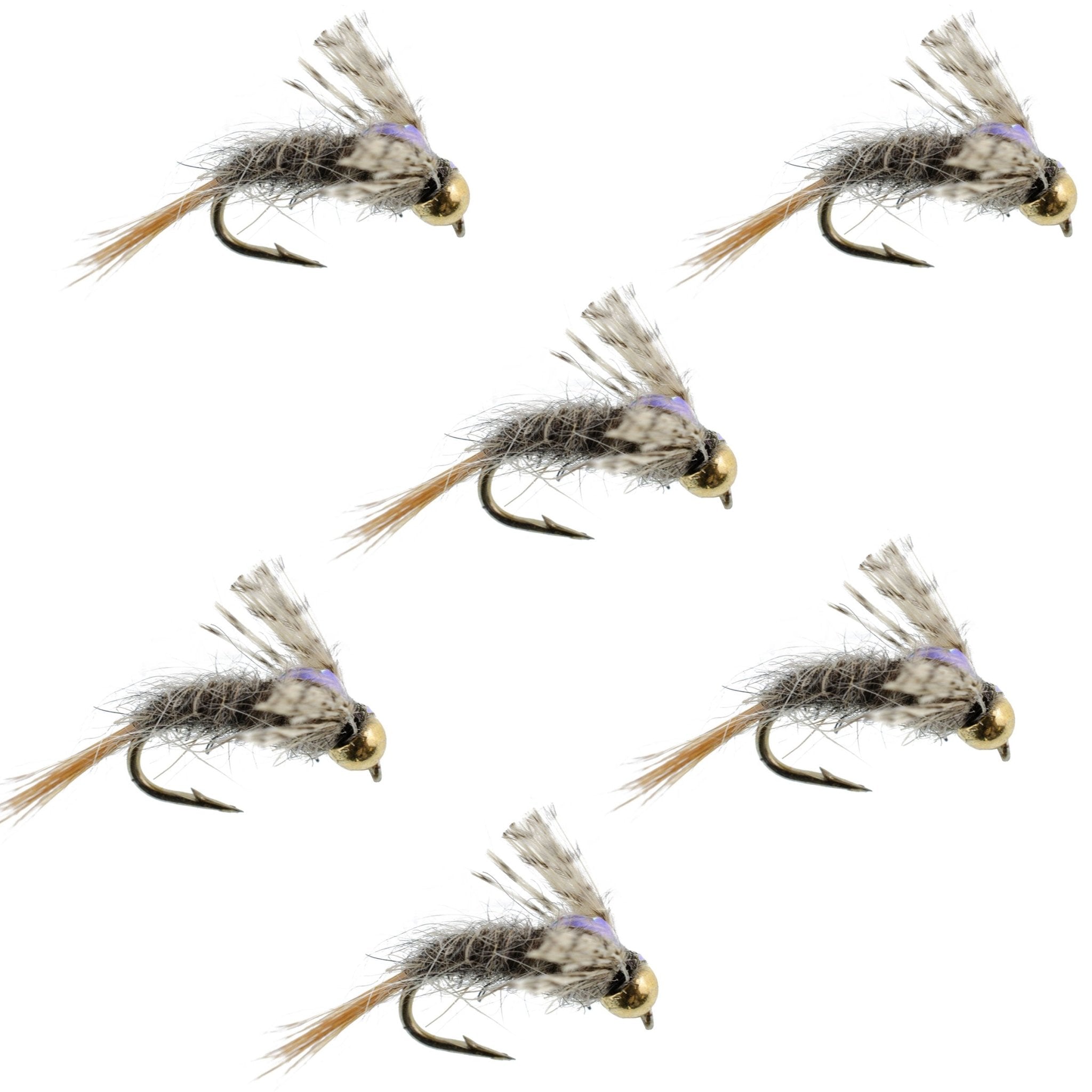 Barrs Baetis Emerger BWO Wet Fly Fishing Flies - 6 Flies Hook Size 16 - Get Tight Gear