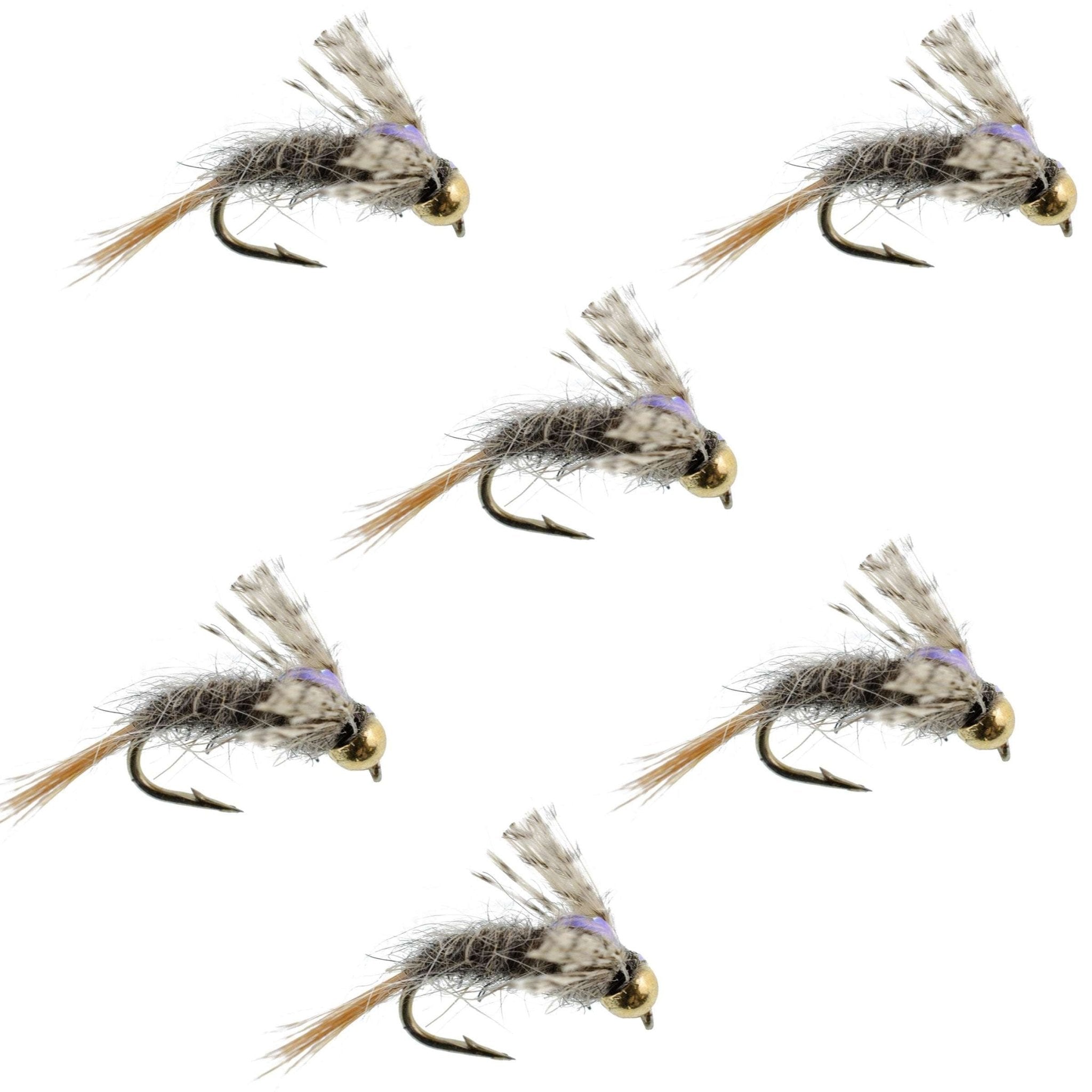 Barrs Baetis Emerger BWO Wet Fly Fishing Flies - 6 Flies Hook Size 18 - Get Tight Gear