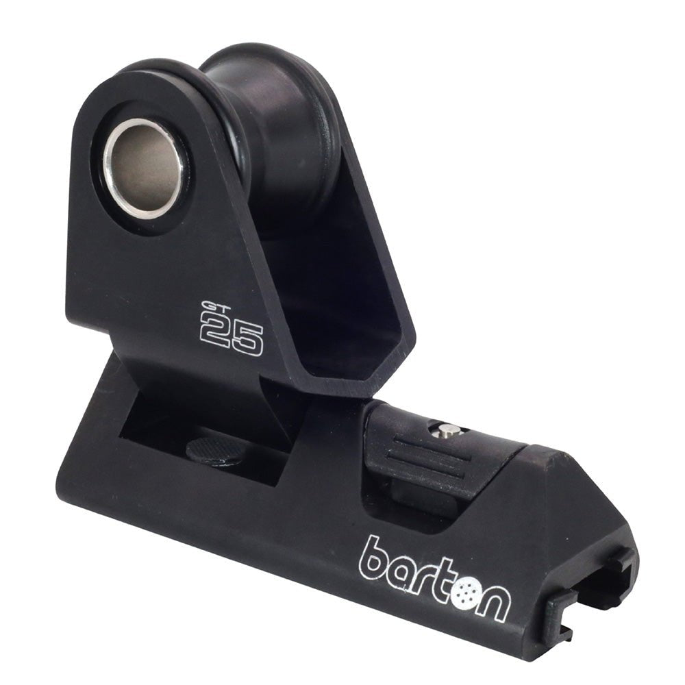 Barton 25mm T - Track Genoa Car - Black - Get Tight Gear