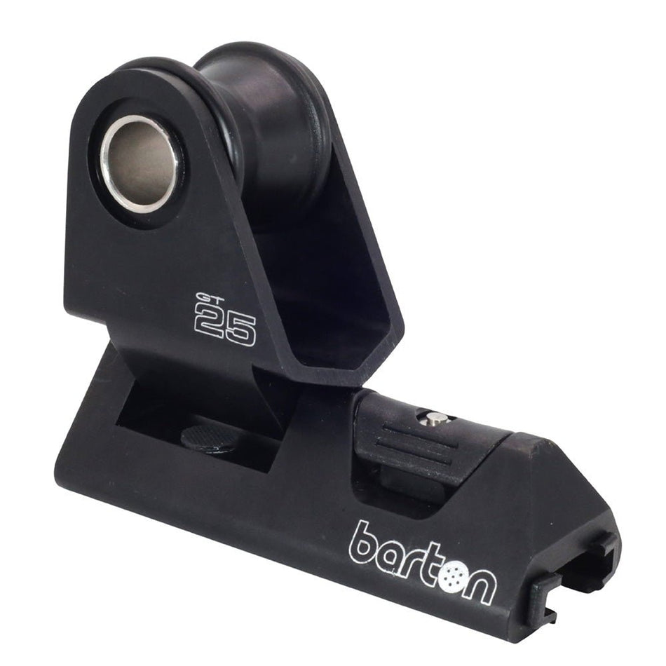 Barton 25mm T - Track Genoa Car - Black - Get Tight Gear