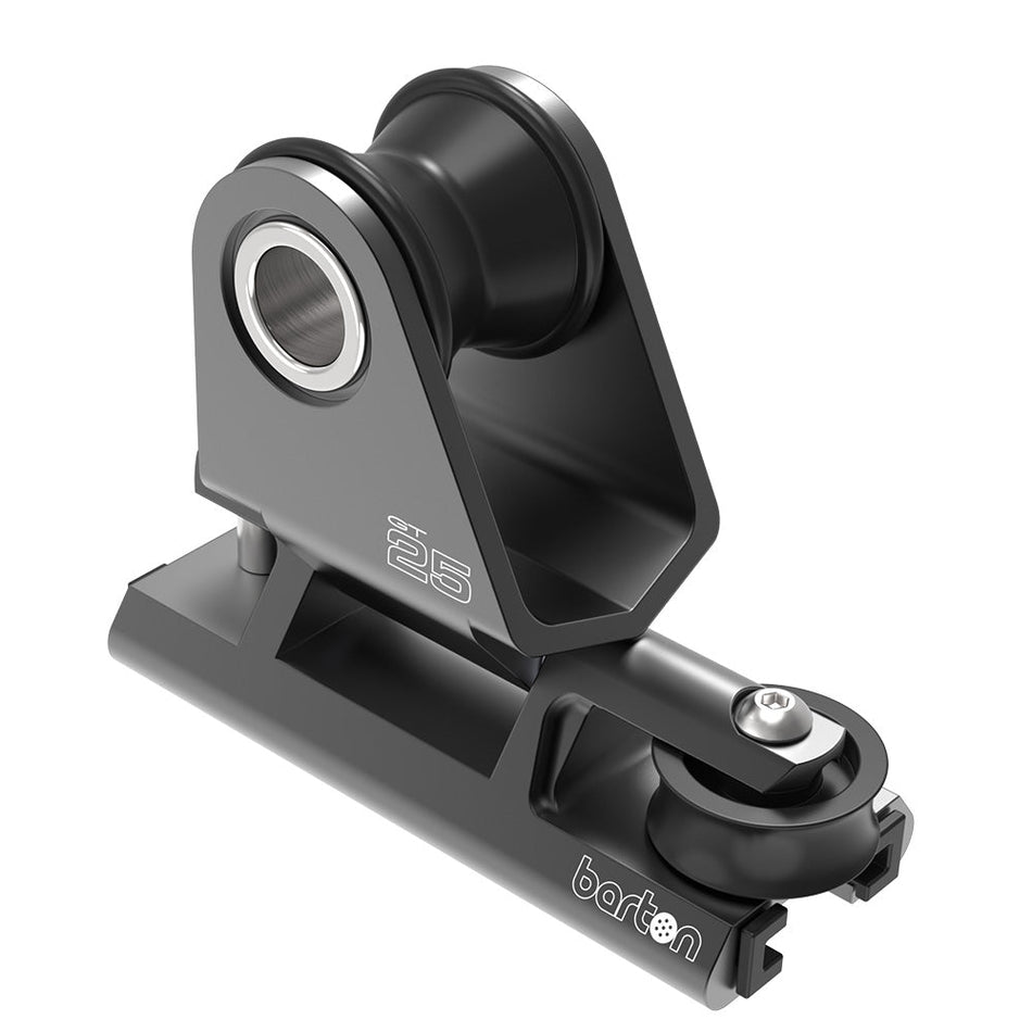 Barton 25mm Towable Genoa Car 2:1 Purchase - Black - Get Tight Gear